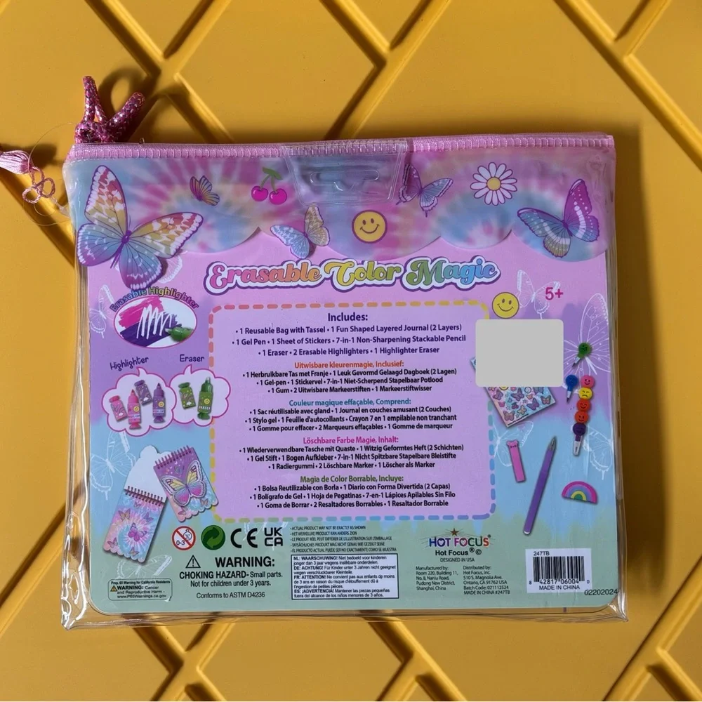 Hot Focus Color Magic Girls' Stationery Set